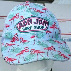Blue Ron Jon Surf Shop Flamingo Hat